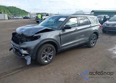 2022 Ford Explorer Xlt z USA, uszkodzony, nr VIN 1FMSK8DH3NGA98100